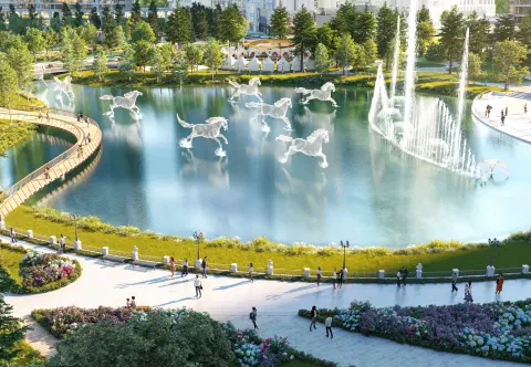 Бактылуулуктун Жериндеги романтикалуу күн батыштар – Royal Central Park