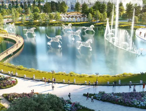 Бактылуулуктун Жериндеги романтикалуу күн батыштар – Royal Central Park.